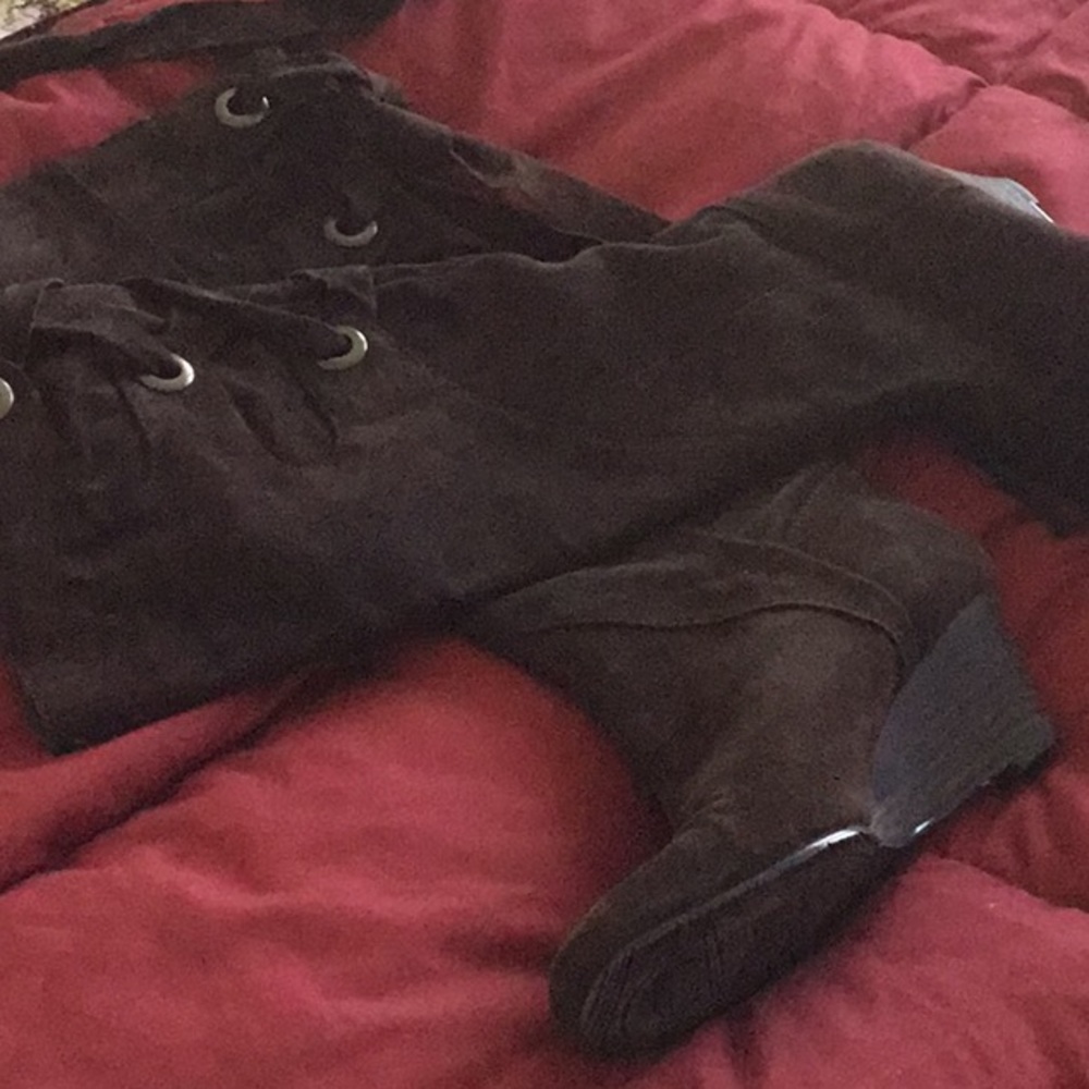 Nine West suede leather boots